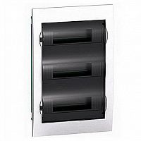 Распределительный шкаф Easy9 36 мод., IP40, встраиваемый, пластик, прозрачная дверь | код. EZ9E312S2FRU | Schneider Electric